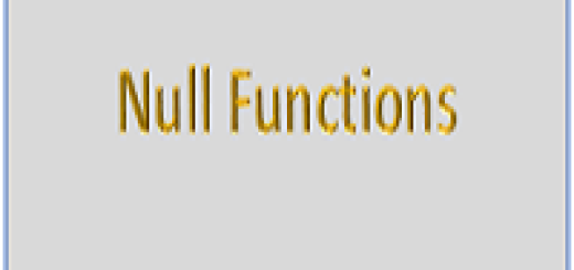 Null Functions