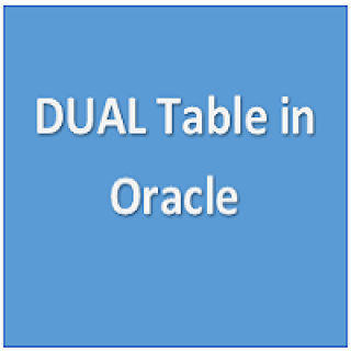 DUAl table in oracle