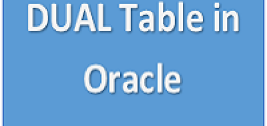 DUAl table in oracle