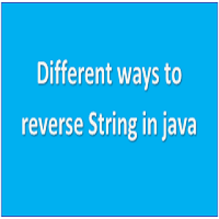 Different ways to reverse the string