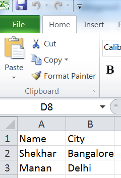 Excel writing poi