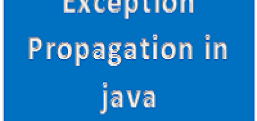 Exception propagation in java