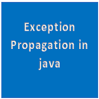 Exception Propagation in Java with examples