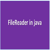 FileReader in java - Testingpool