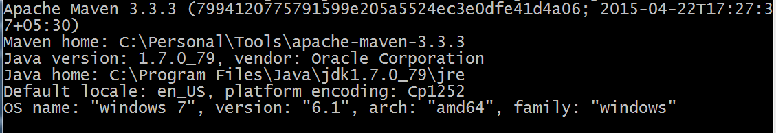 Maven installed