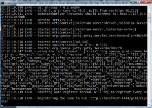 Node Start in Selenium Grid