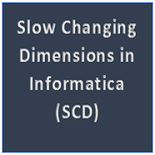 Slow changing dimension in informatica
