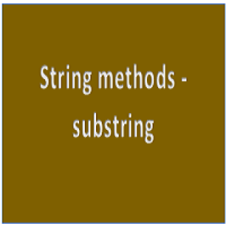 substring