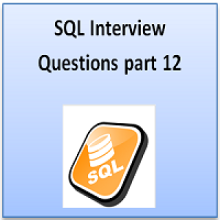 SQL interview part 12