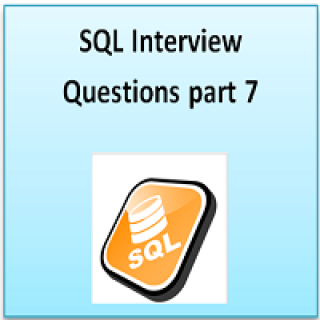 SQL interview question part 7
