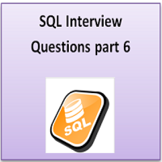 SQL interview question part 6